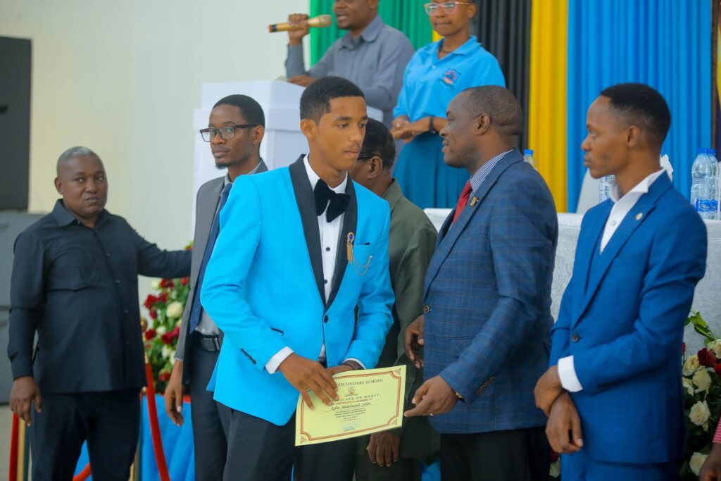 A certificate of merit for outstanding performance