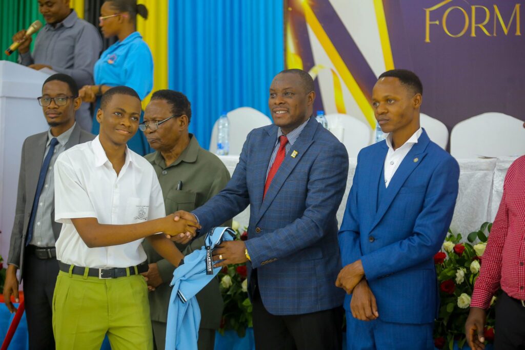 A congratulatory gift for a top student