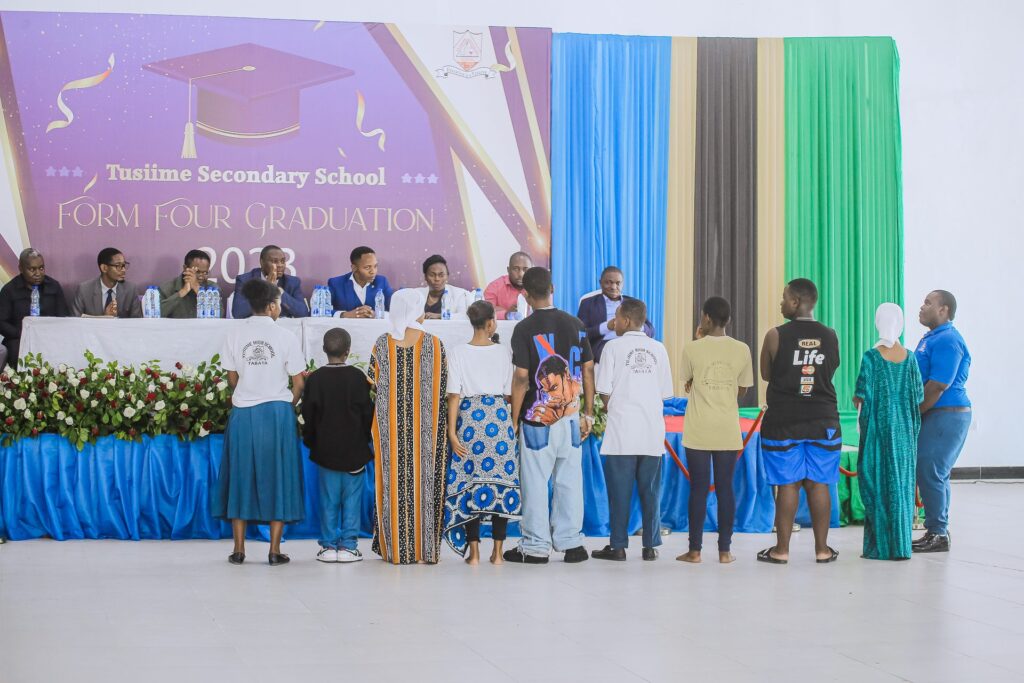 The hall in full colour for Form Four Graduation 2023.