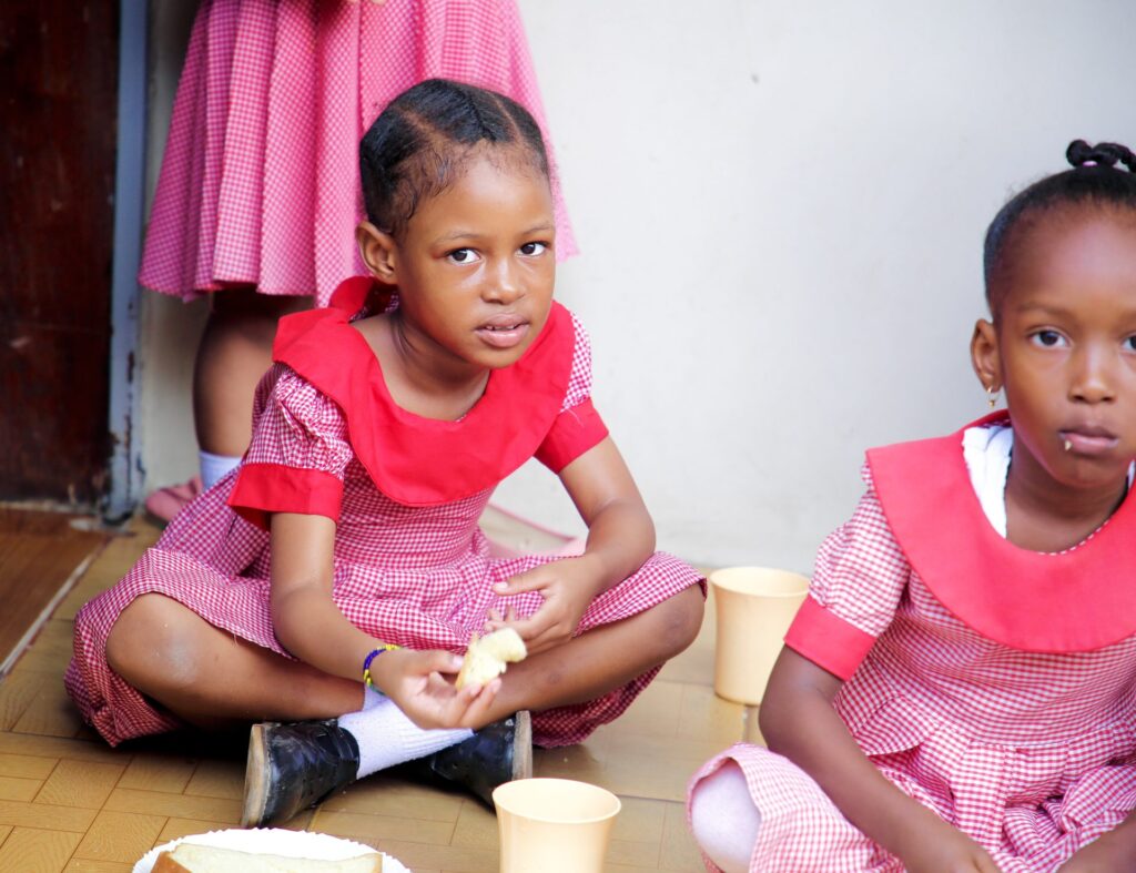 Snack break between lessons