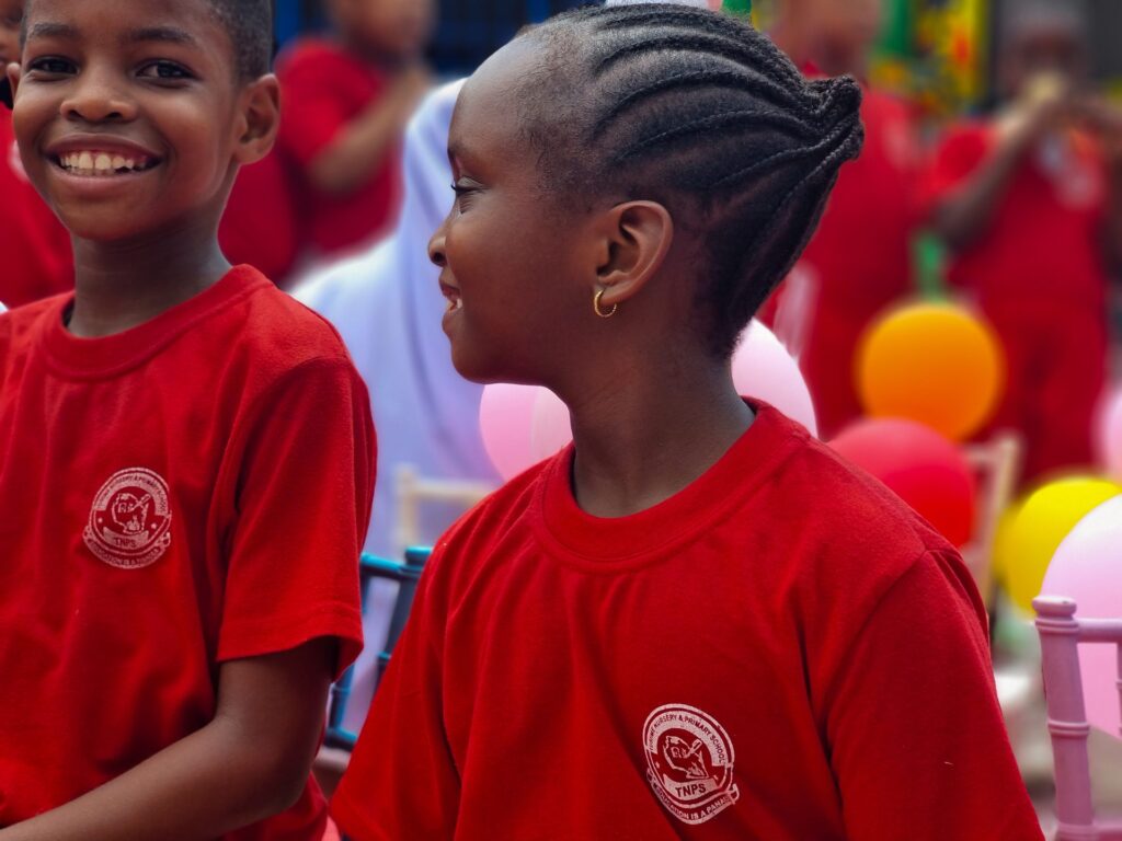 Sharing a laugh between activities