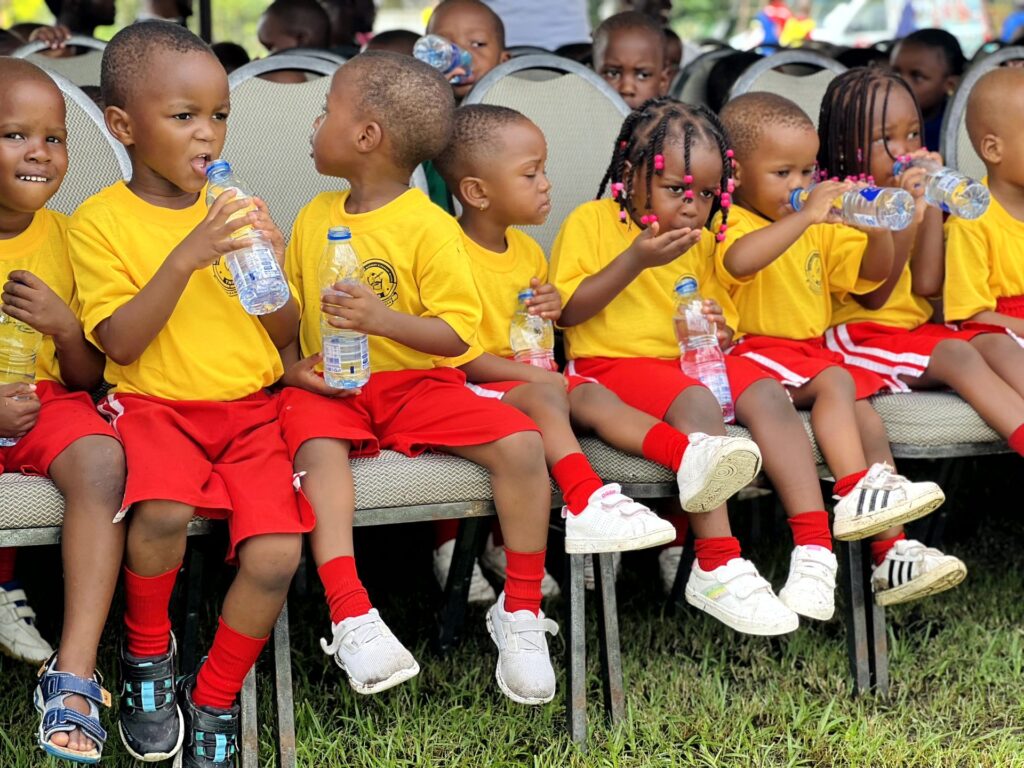 A well-earned water break
