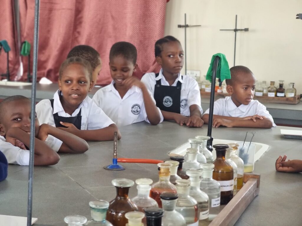 Settling in at the bench among the reagents