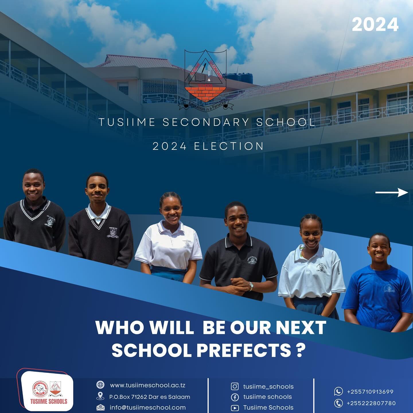 Big announcement! 📣 We’re stepping into the race for this year’s school elections! This is more than just a campaign; it’s about bringing our voices together for a brighter, more inclusive future at school. Ready to make an impact and excited to have your support. Let’s embark on this journey together and turn our vision into reality! #ElectionTime #TogetherWeCan 💪🎓 #tusiime #tusiimeschools #tusiimesecondaryschool #tusiimeprimaryschool