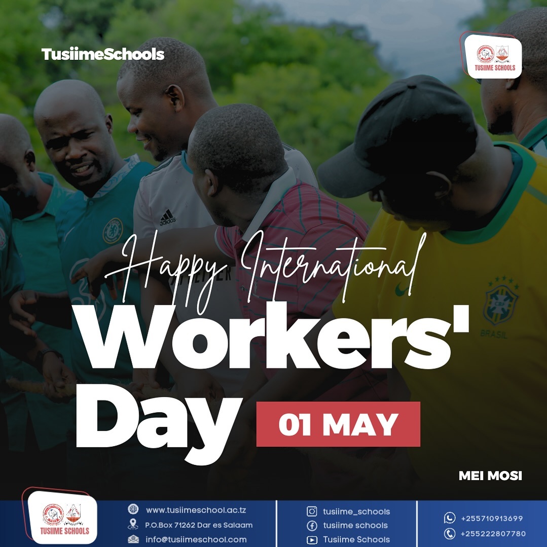 Cheers to the hard work and dedication of every worker out there! 🎉🛠️#tusiime #tusiimeschools #tusiimesecondaryschool #tusiimeprimaryschool #tusiimenursery #WorkersDay