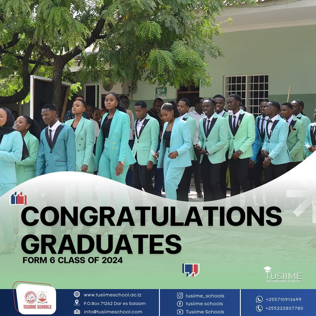 🎉 Big congrats to our Form 6 graduates! 🎓 You did it! Wishing you all the best for your next adventure. #GraduationDay #ClassOf2024#tusiime #tusiimesecondaryschool #tusiimeschools #graduation