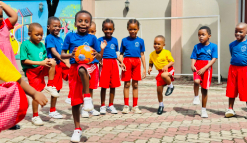 tusiime nursery school students